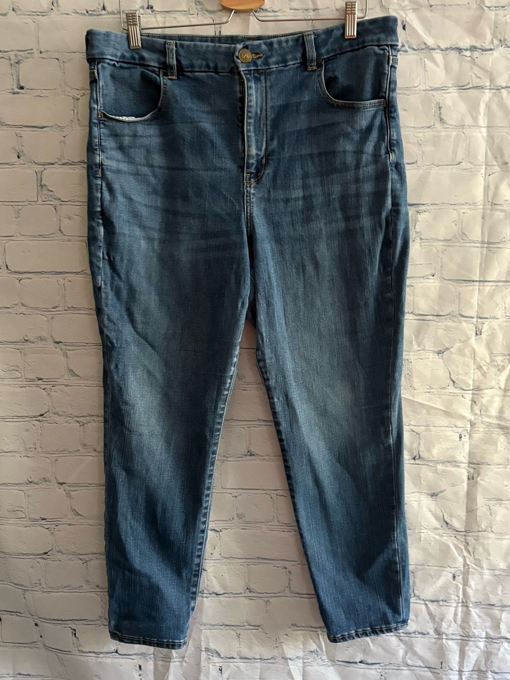 AEO American Eagle Next Level Stretch Curvy Hi-Rise jeggings size 18S
